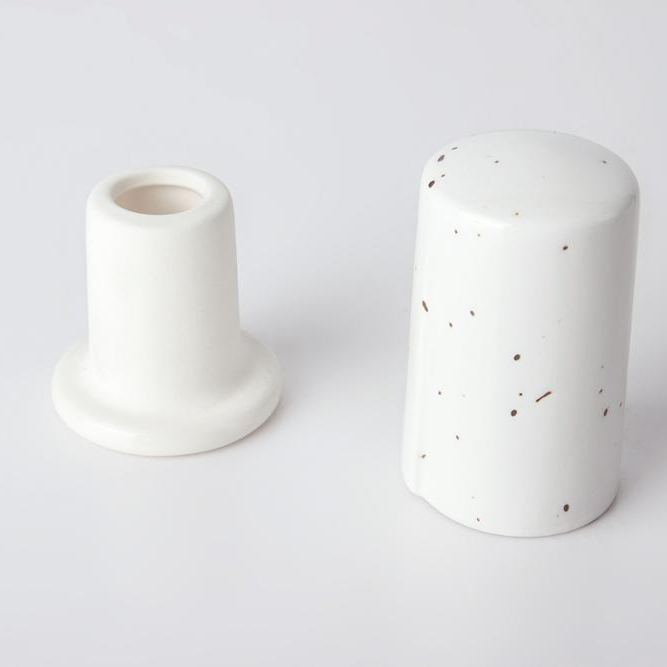 Porcelain Ceramics Neutral Toothpick Stand For Restaurant