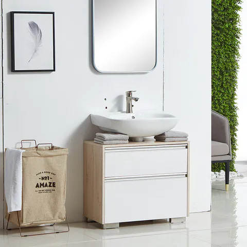 Modular Antique solid wood bathroom vanity cabinet