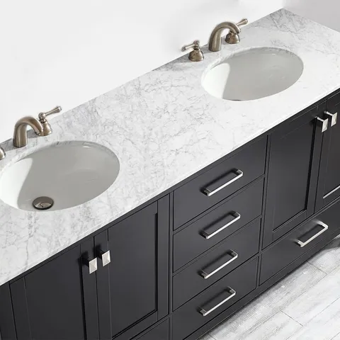 American Style Solid Wood Vanitiesmanufacturer Direct Sale Acrylic Bathroom Cabinet