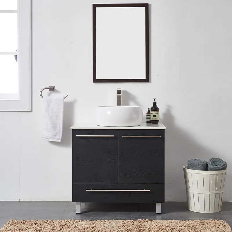 Custom Bathroom Furniture,Wall Hung Bathroom Mirror Wood Cabinet