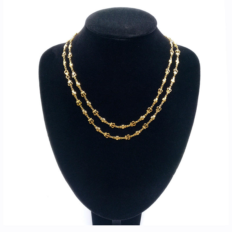 Gold Plated Stainless Steel Tiny Cross Chain, Womens Chain Choker Tiny Cross Chain Necklace