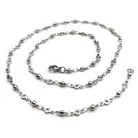 Circle Chain Beads Rosary Design Stainless Steel Jewelry Necklace
