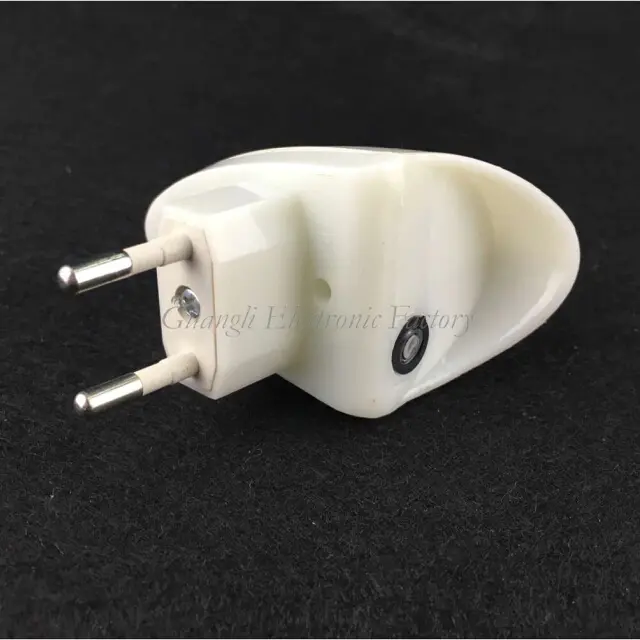 A50 led sensor plug in water drop shape plastic material night light lamp for bedroom hallway Gift