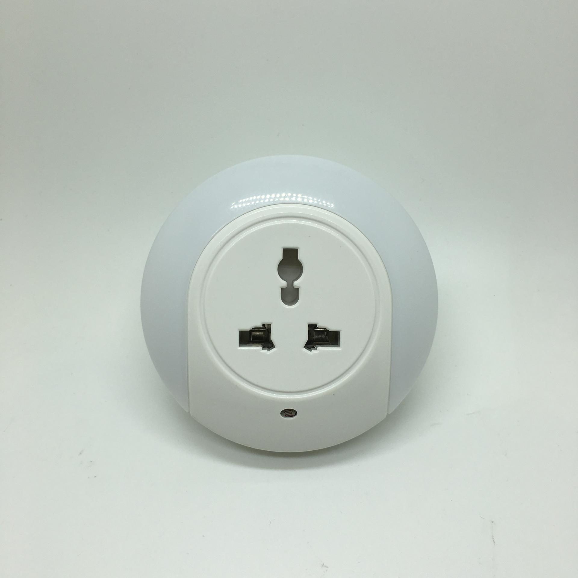 OEM A78C BEST SALE SENSOR PLUG IN NIGHT LIGHT 5V 2A WALL CHARGER LAMP LEDWITH BS SOCKET DUSK TO DAWN
