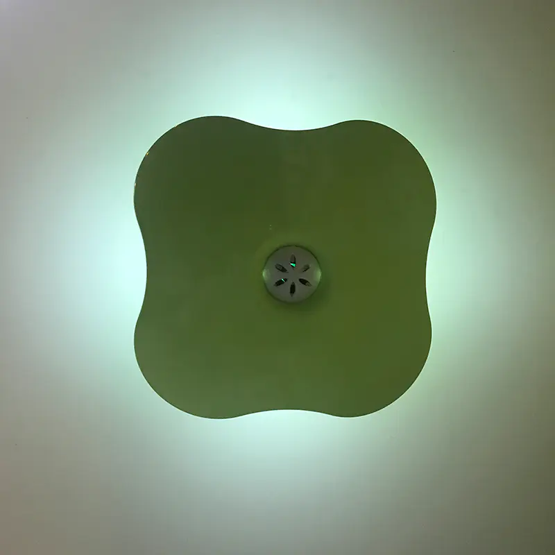 A80 1W and AC LED mini sensor plug in Clover shape night light for indoor baby kids children lights