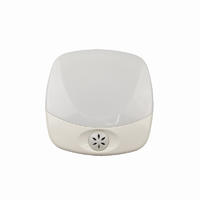 CE induction sensor baby kids LED Plug in night Light OperatedSquare Wall Lamp with Dusk to Dawn EU BS plug OEM