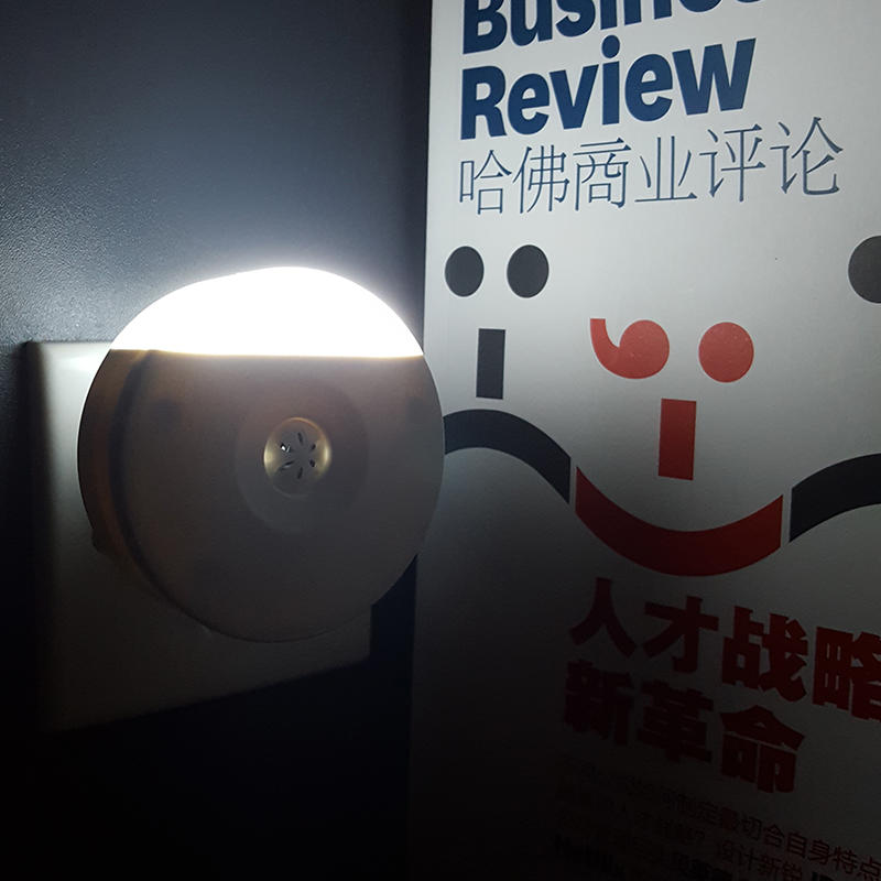 plug in Night Light Auto Sensor Control Lamp Bedroom hallway Light A82 CE ROSH BS Wall LED