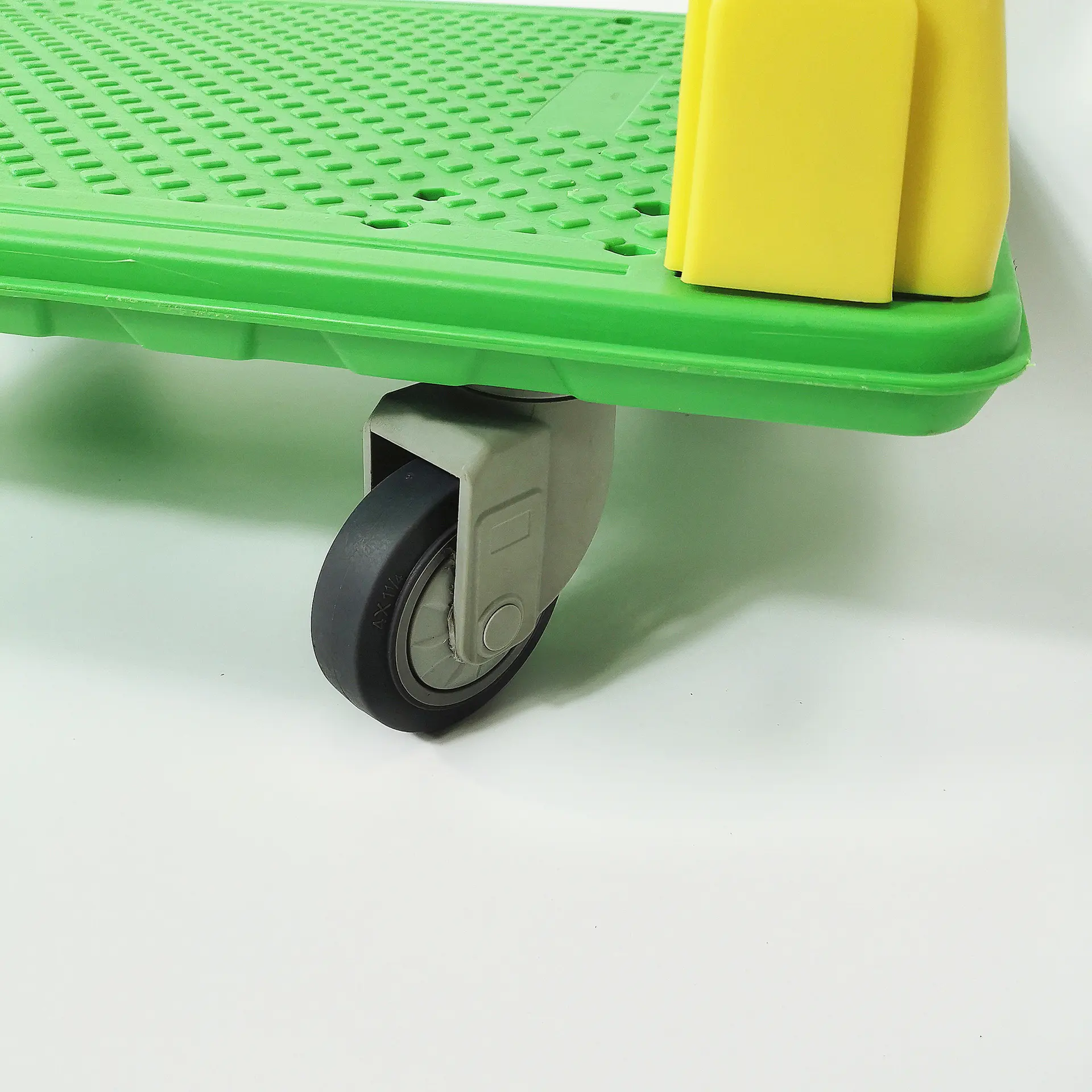 Luxury Anti Rust 4 Castors Wheel Plastic Platform Home Transport Material Handling Heavy Duty Fold Hand Trolley