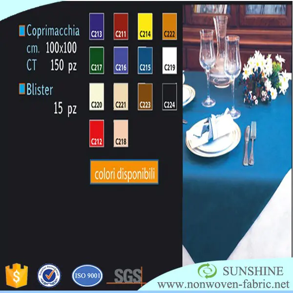 Cheap Disposable Nonwoven Dining Table Cloth/Table Cover