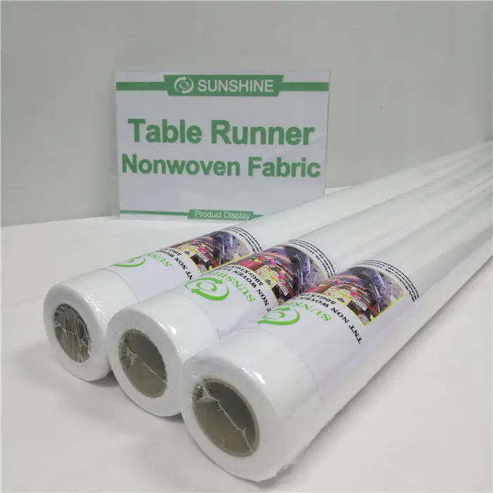 Hot sale table cloth use 100%PP spunbondnon woven fabricsmall rolls