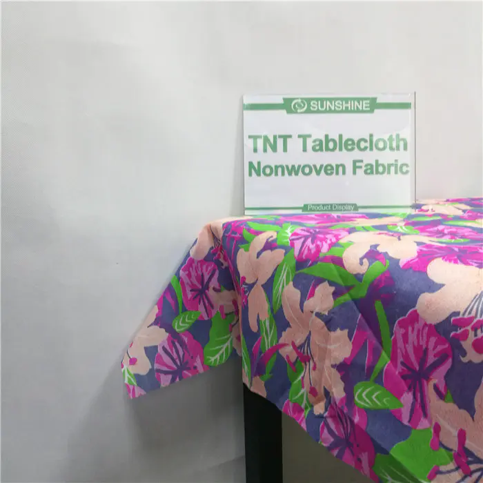2019 hot sale 1m*1m TNT Non woven Fabric for Table Cloth