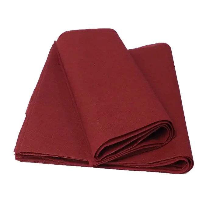 Bordeaux color Tnt Tablecloths 100X100CM for restaurants table cover /tovaglia-tnt