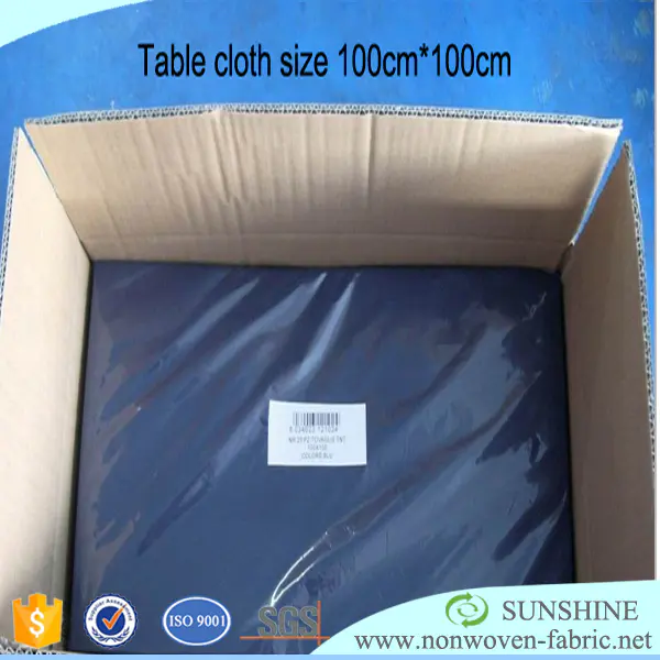 1m x 1m Nonwoven PP Table Cloth /Disposable Restaurant Non woven Tablecloth/50gsm Tnt non-woven Table runners