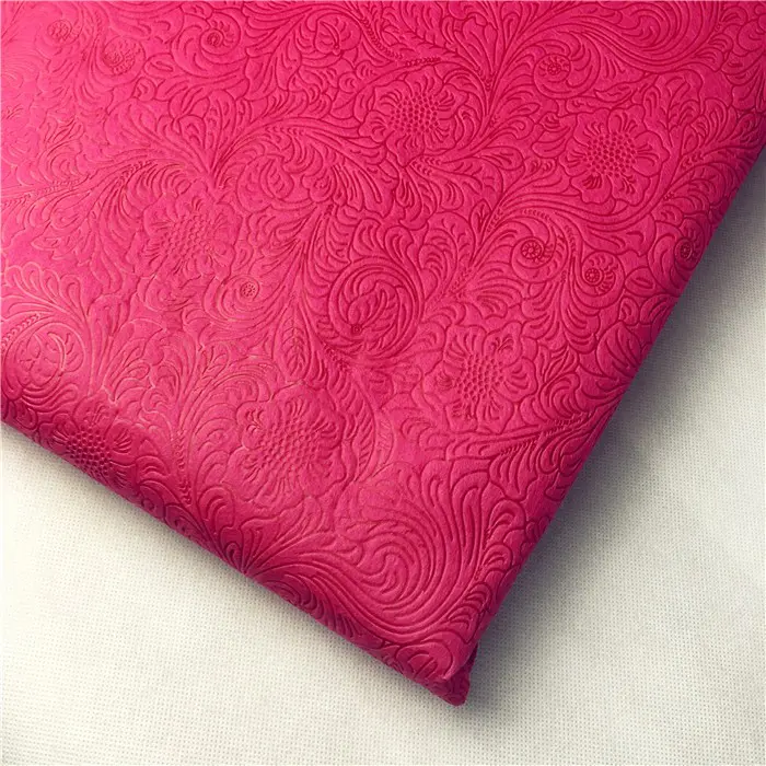 0.8m*50m/roll Susnhine flower embossed spun-bond polypropylene non-woven tablecloth flower package