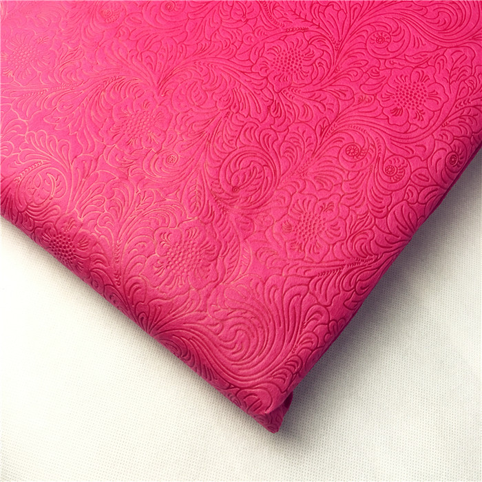 Embossed Nonwoven PP Spunbond Embossed Non Woven Packaging Use Fabric Customized Flower Pattern