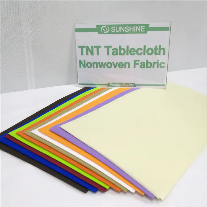 Pre-cut table cloth use 100%PP spunbond non woven fabric