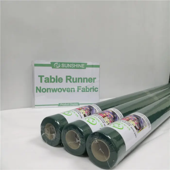 wholesale banquet party tablecloth rolls fabric non woven table cover roll