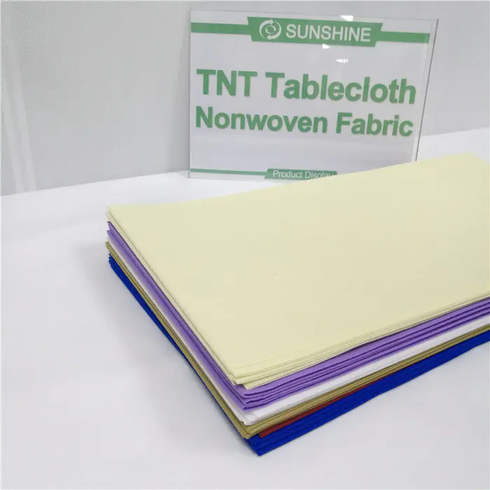 Pre-cut table cloth use 100%PP spunbond non woven fabric