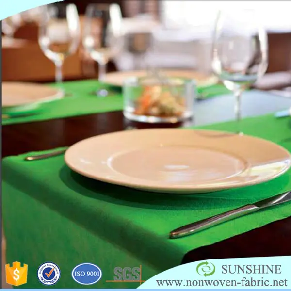 colorful and popularcolor tablecolth tnt nonwoven tablecloth