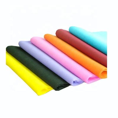 Non woven fabric waterproof colorful oilproof disposable tnt polypropylene spunbond fabric for tablecloth