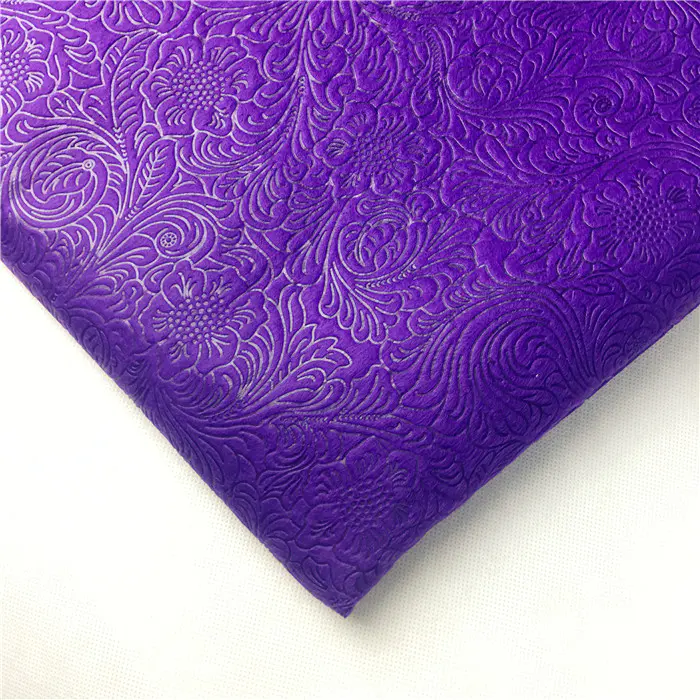 Packaging Use Fabric Customized Flower Pattern Embossed Nonwoven PP Spunbond Embossed Non Woven