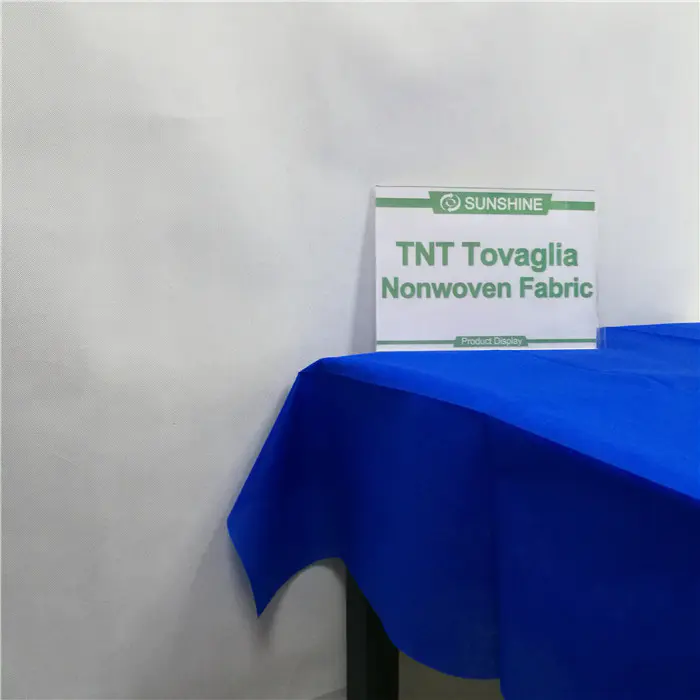 Disposable TNT Table Cloth nonwoven spunbond polypropylene/TNT dot style non woven table cloth/non-woven table cover size 1mx1m