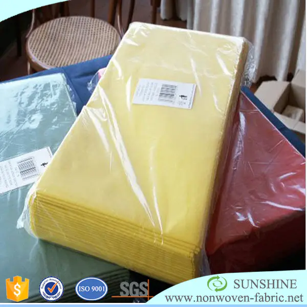 1m x 1m Nonwoven PP Table Cloth /Disposable Restaurant Non woven Tablecloth/50gsm Tnt non-woven Table runners