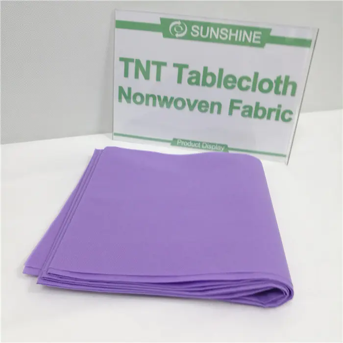 Printing PP Spunbond nonwoven tablecloth laminated Fabric For Table Cloth