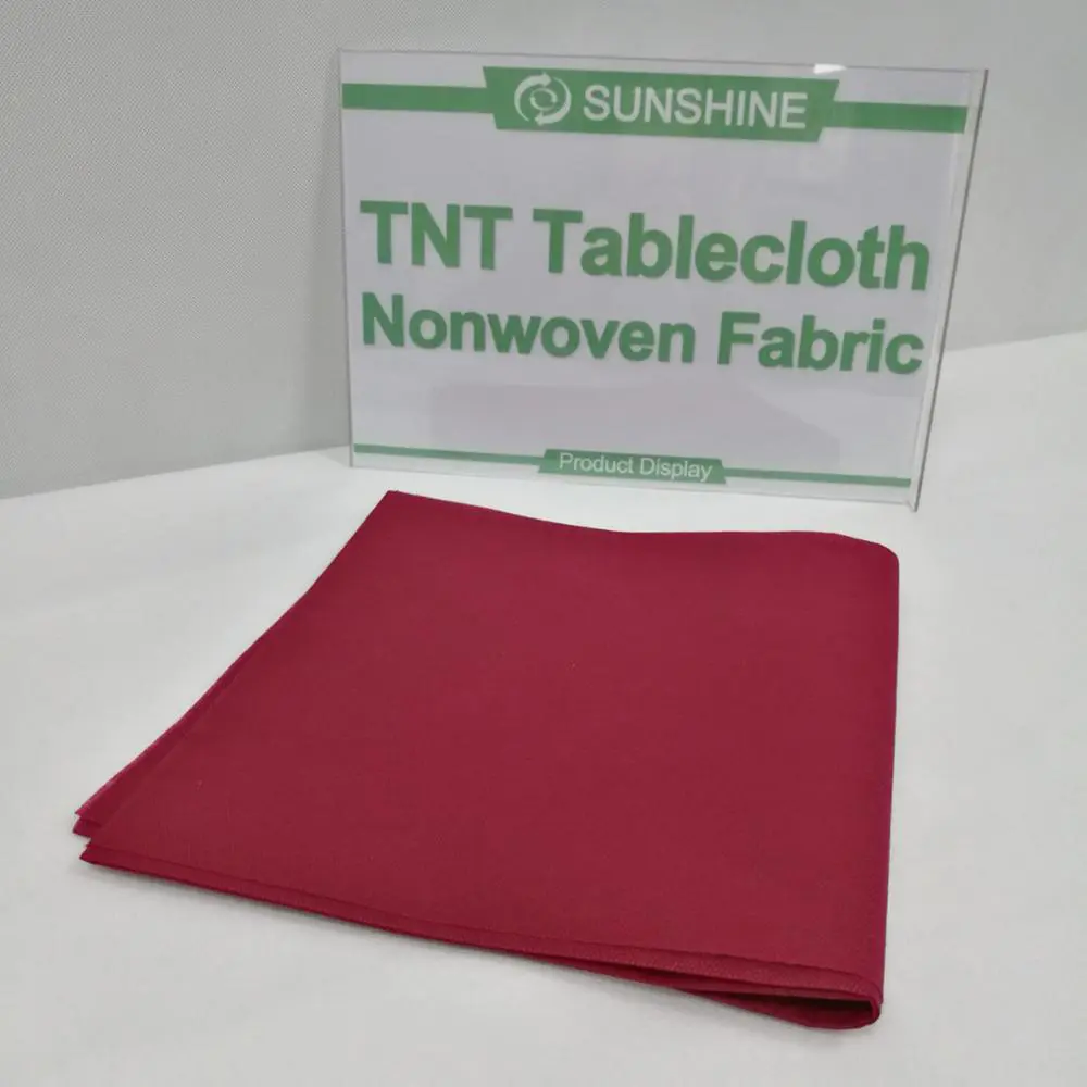 Nice waterproof,Oilproof 1m*1m pp nonwoven fabric for table cloth