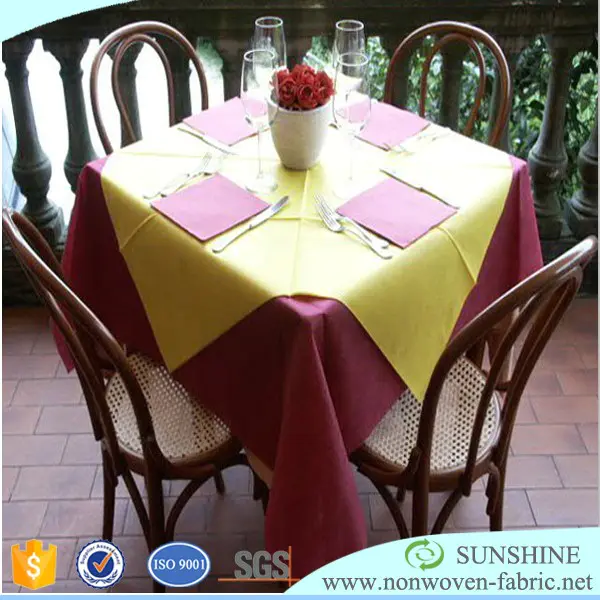 Cheap Disposable Nonwoven Dining Table Cloth/Table Cover