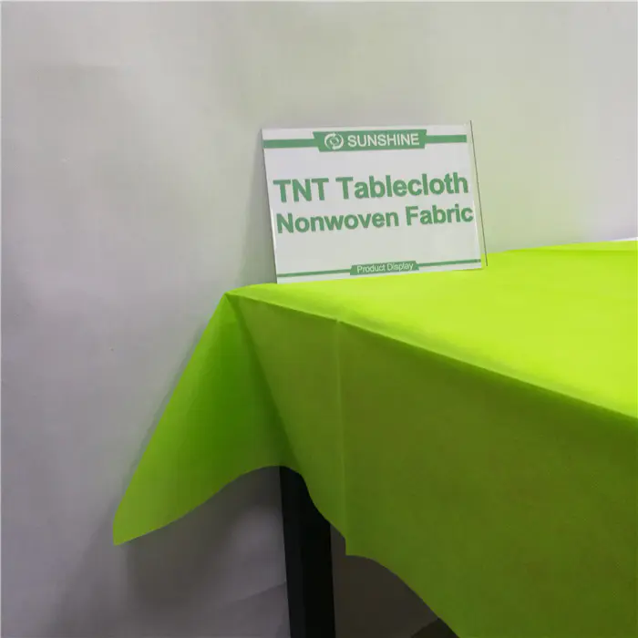 Disposable TNT Table Cloth nonwoven spunbond polypropylene/TNT dot style non woven table cloth/non-woven table cover size 1mx1m