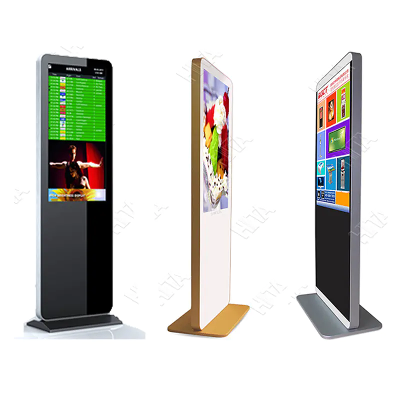 55inch Fhd Floor Stand Advertising Player Lcd Touch Screen Digital Advertising Board for Advertisement Custom Size China TFT 4GB