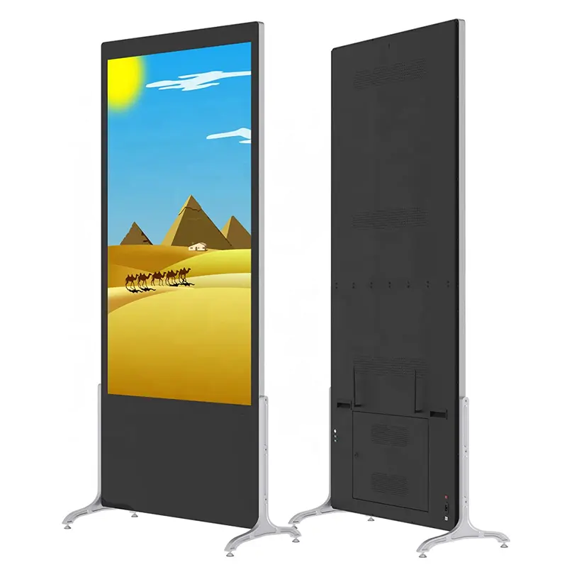 High Quality Floor Stand Android Lcd C-poster Digital Standing Poster Display 1920x1080p 110~240V ITATOUCH 350nits 3000:1 CN;GUA