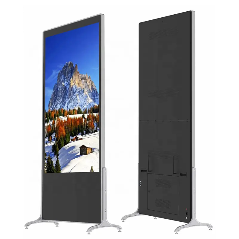 High Quality Floor Stand Android Lcd C-poster Digital Standing Poster Display 1920x1080p 110~240V ITATOUCH 350nits 3000:1 CN;GUA