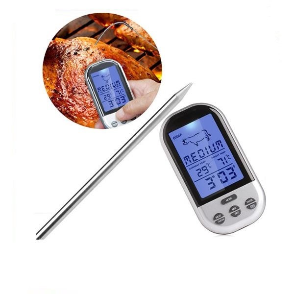 Digital Wireless Remote Kitchen Oven Food Cooking Meat BBQ Grill Thermometer