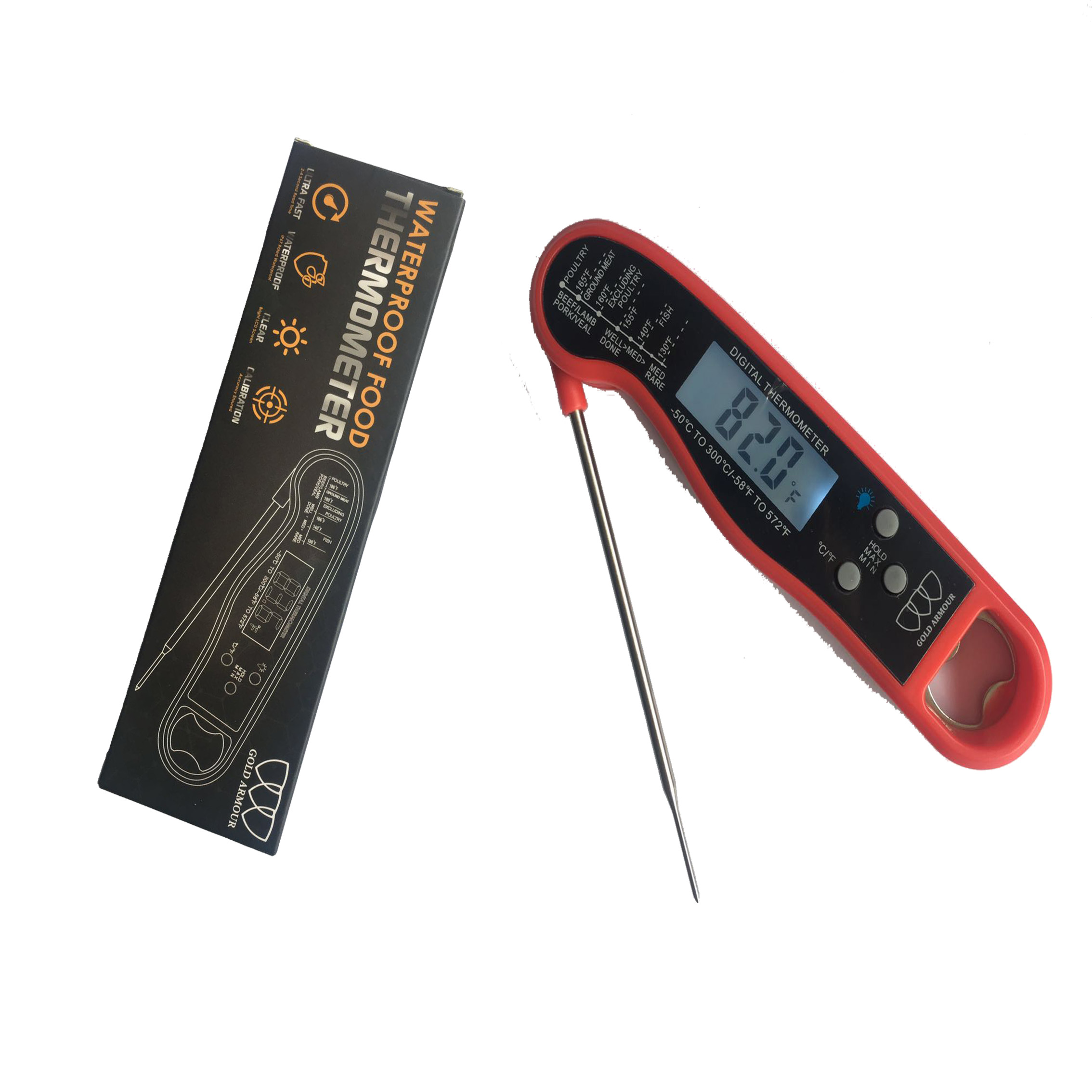 Meat Thermometer for Oven Kitchen Digital Cooking Food Probe Electronic BBQ  Cooking Tools Gas Oven Thermometer - China Thermometer, Bimetal Thermometer