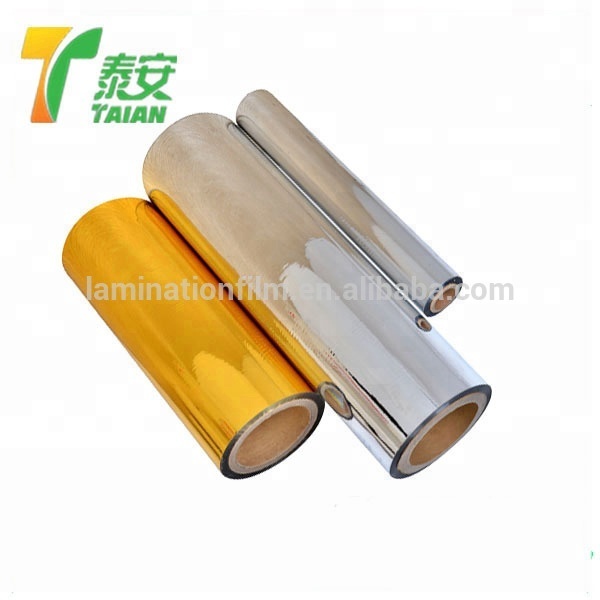 Softness and opaque transparency chrome PET film/Metalized silver PET thermal l Used For Festival Tinsel Glitter