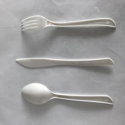 Round Shape Black/White/Customized 100% Biodegradable ECO FriendlyPLA CutleryCompostable Spoons
