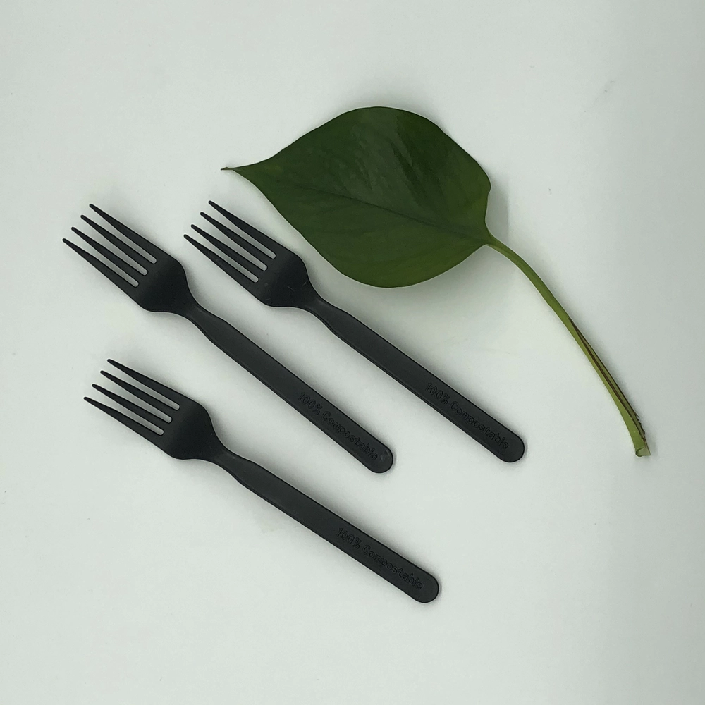 Disposable Fully Compostable Biodegradable CPLA Knife fork spoon