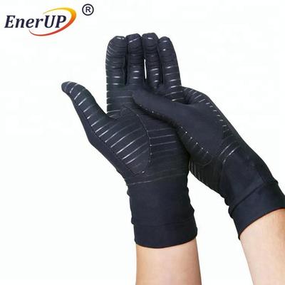 Hand Pain Relief Copper Nylon Full Finger compression Gloves for unisex
