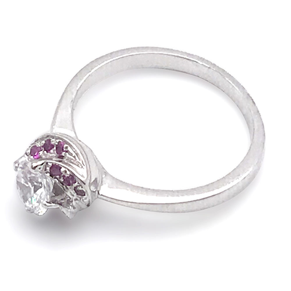 product-BEYALY-Flower Costume Jewelry 925 Sterling Silver Genuine Natural Ruby Ring-img-2