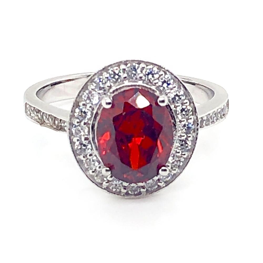Ingenious Female Lovely Colorful Stone Silver Wedding Ring