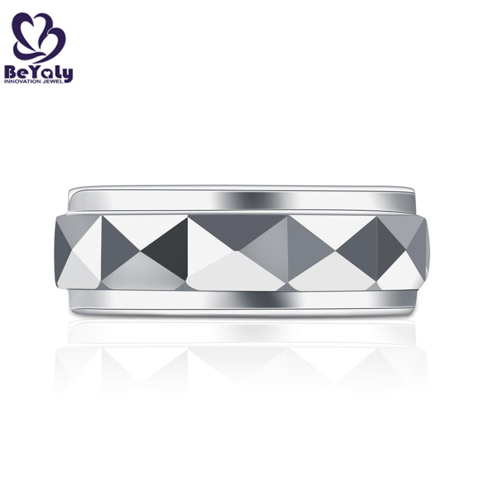 product-Wholesale cheap faceted design rotatable stainless steel jewelry-BEYALY-img-3