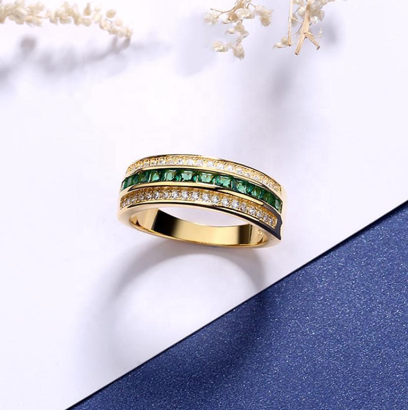 product-BEYALY-Classic 925 Silver High Quality Gold Ring For Men-img-2