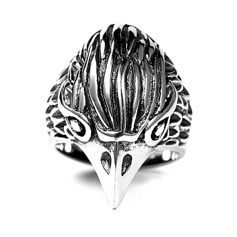 product-Wholesale custom casting stainless steel eagle ring for men-BEYALY-img-3