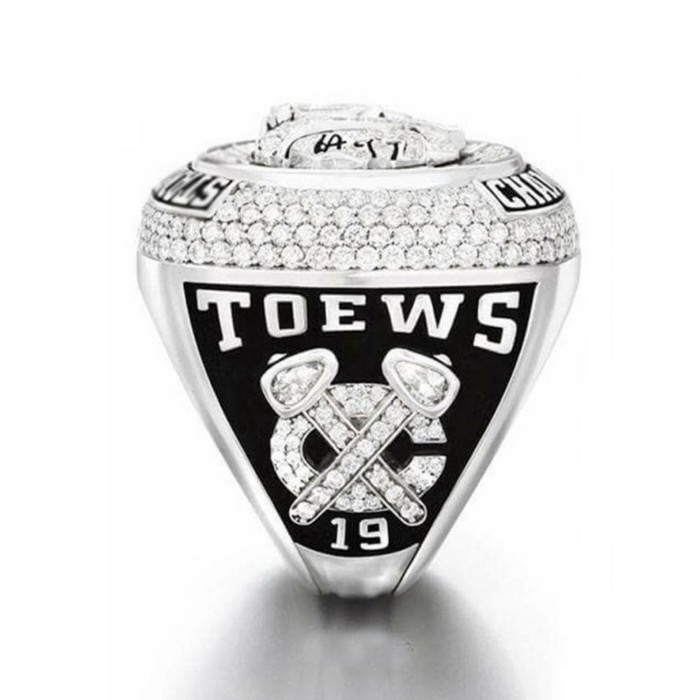 product-BEYALY-Stanley Cup Chicago Blackhawks Zircon Signet Ring-img-2