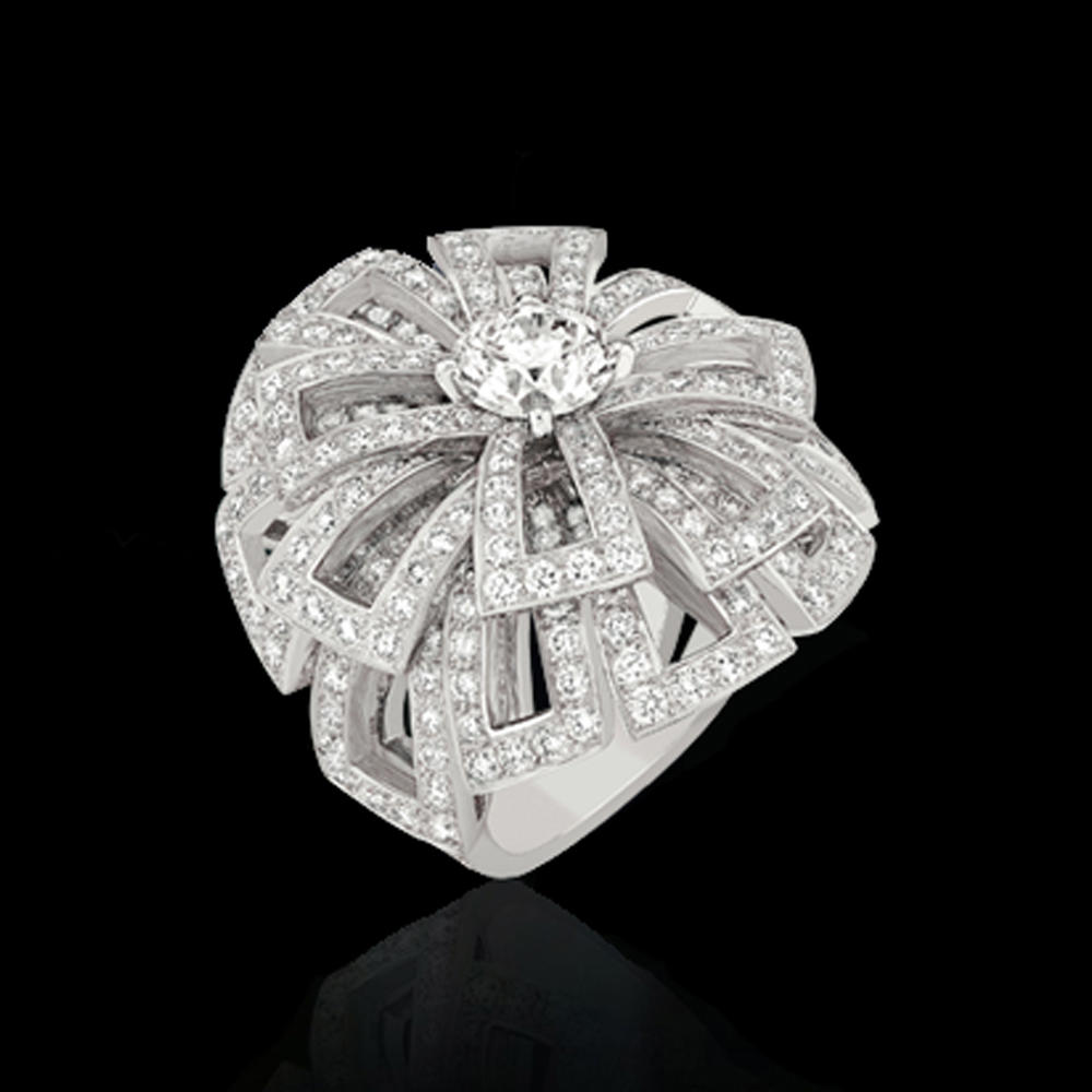 product-BEYALY-Flower Design Men Women Sterling Silver 925 Engagement Rings-img-2