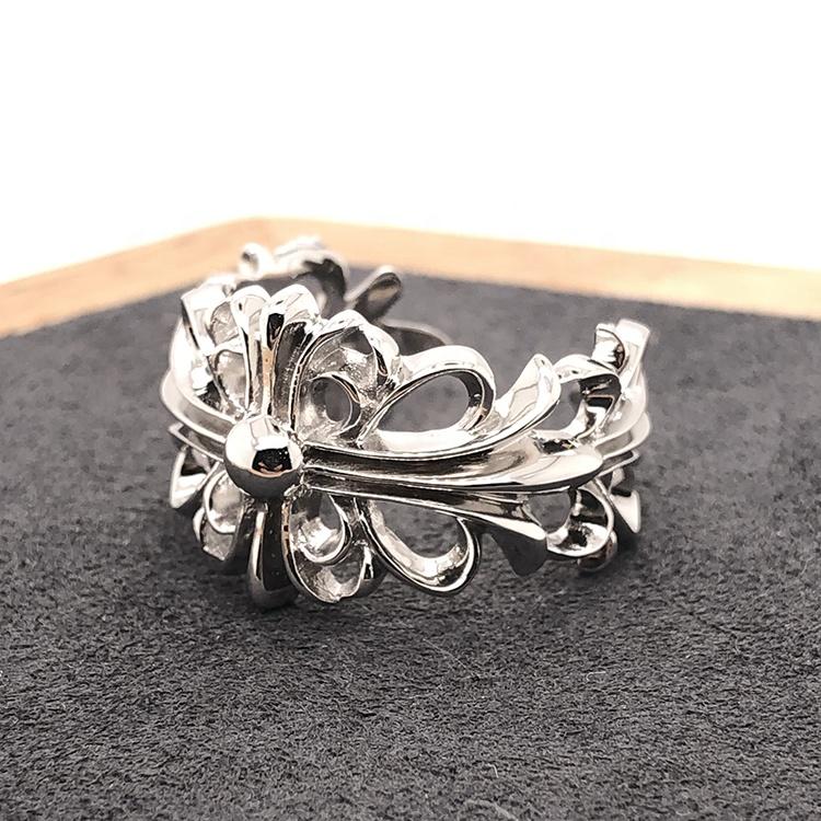 product-Fancy flower series engraved silver jewelry turkish rings for men-BEYALY-img-3