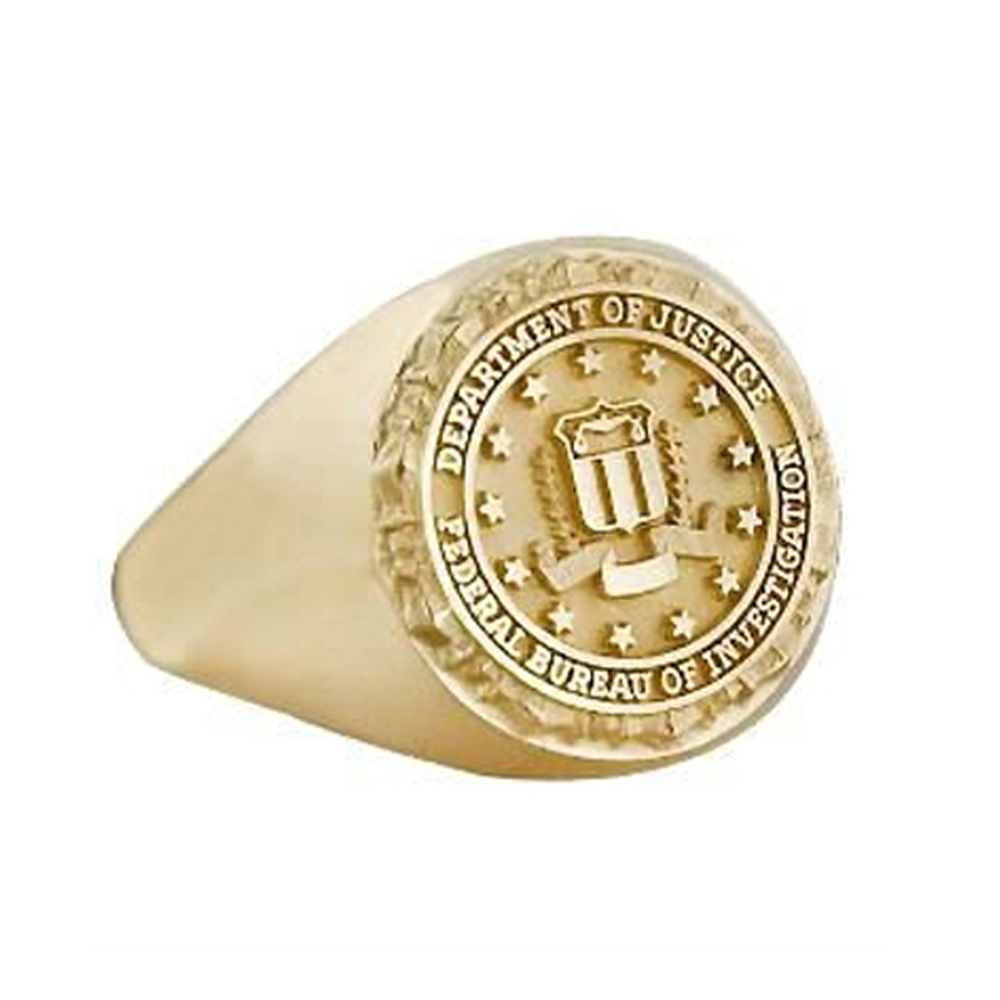 Cheap gold plated custom signet ring for organizations
