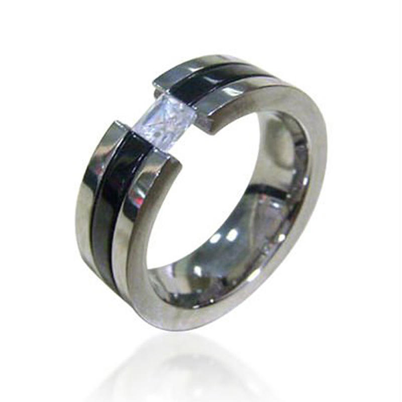product-BEYALY-Elegant Silver 316L Stainless Steel Personalized Cz Ring Man-img-2